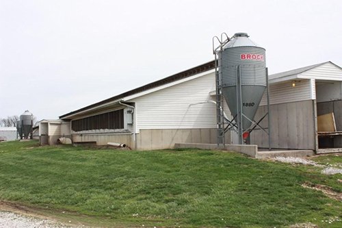 Tract 1 - REAL ESTATE AUCTION, 60 +/- Acres offered in 3 Tracts Swine Operation